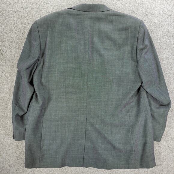 VTG Chaps Ralph Lauren Ranger 1998 Jacket Mens 46R Gray Wool Cashmere Blend - Picture 3 of 15